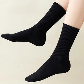 6 Pares Meias Casuais Masculinas de Cano Alto Social